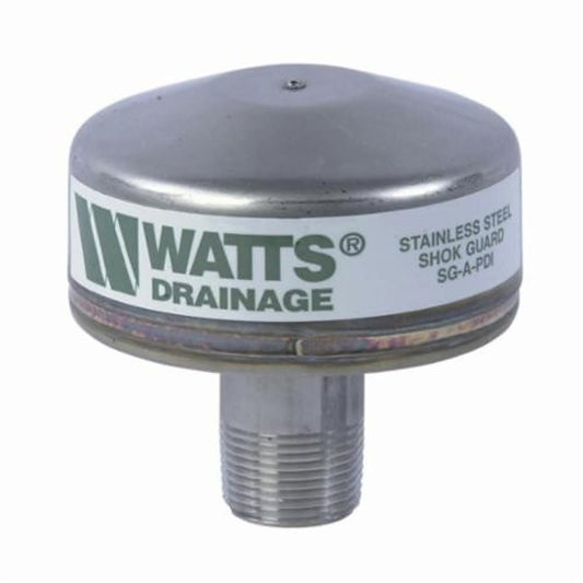 Water Hammer Arrestor, 1 in, MNPT, Stainless Steel