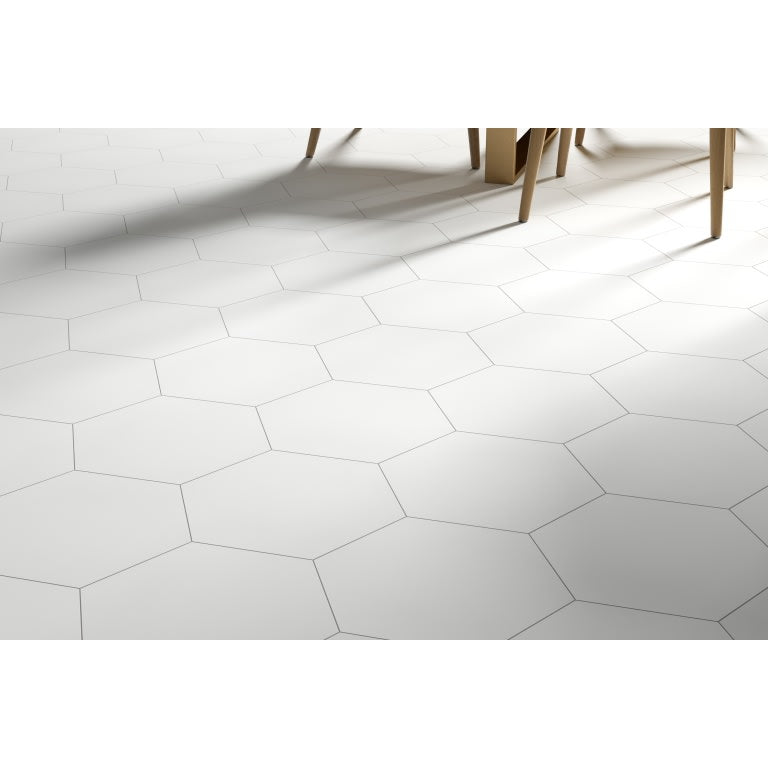 RHYTHM HEX WHITE 11X13
