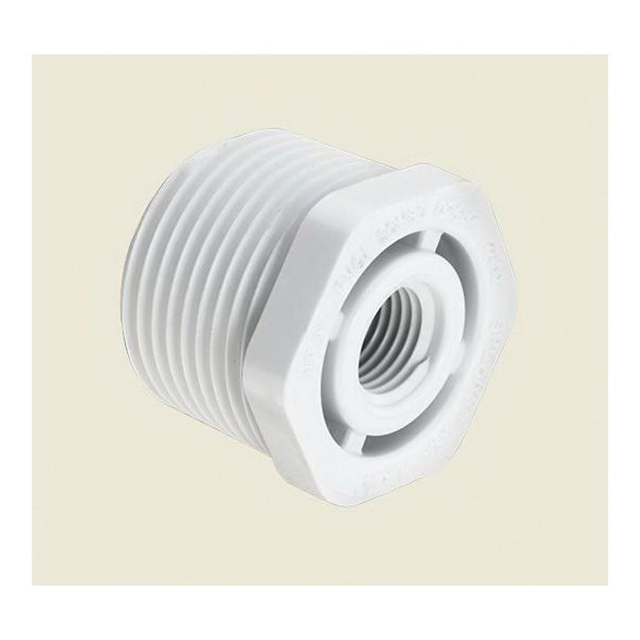 Bushing, 1-1/2 x 1 in, MNPT x FNPT, SCH 40/STD, PVC