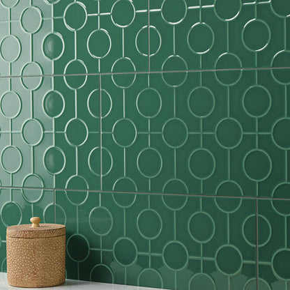 Luminique Juniper Rectangle, Circle 12X24 Glossy