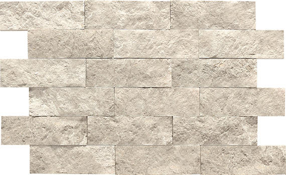 Limestone Arctic Gray Brick 2X6 Split Face