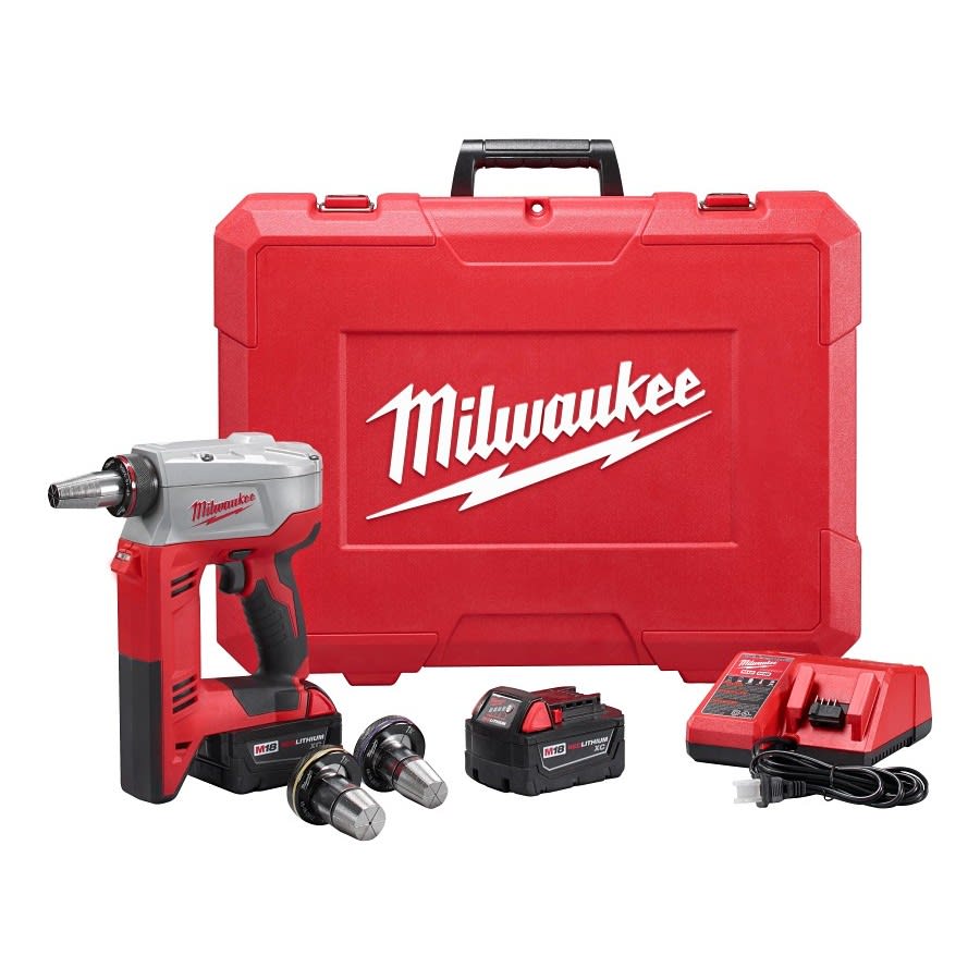 ProPEX® M18™ Compact Cordless Expansion Tool Kit, 3/8 to 1-1/2 in, Tubing, 18 VDC, Lithium-Ion Battery