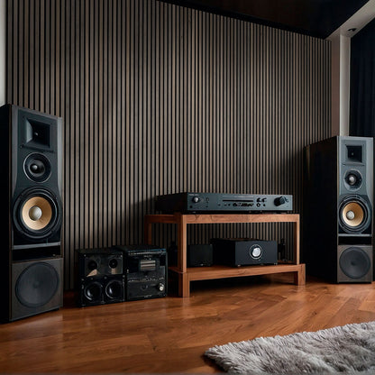ACOUSTIC WOOD SLAT PANEL UMBER
