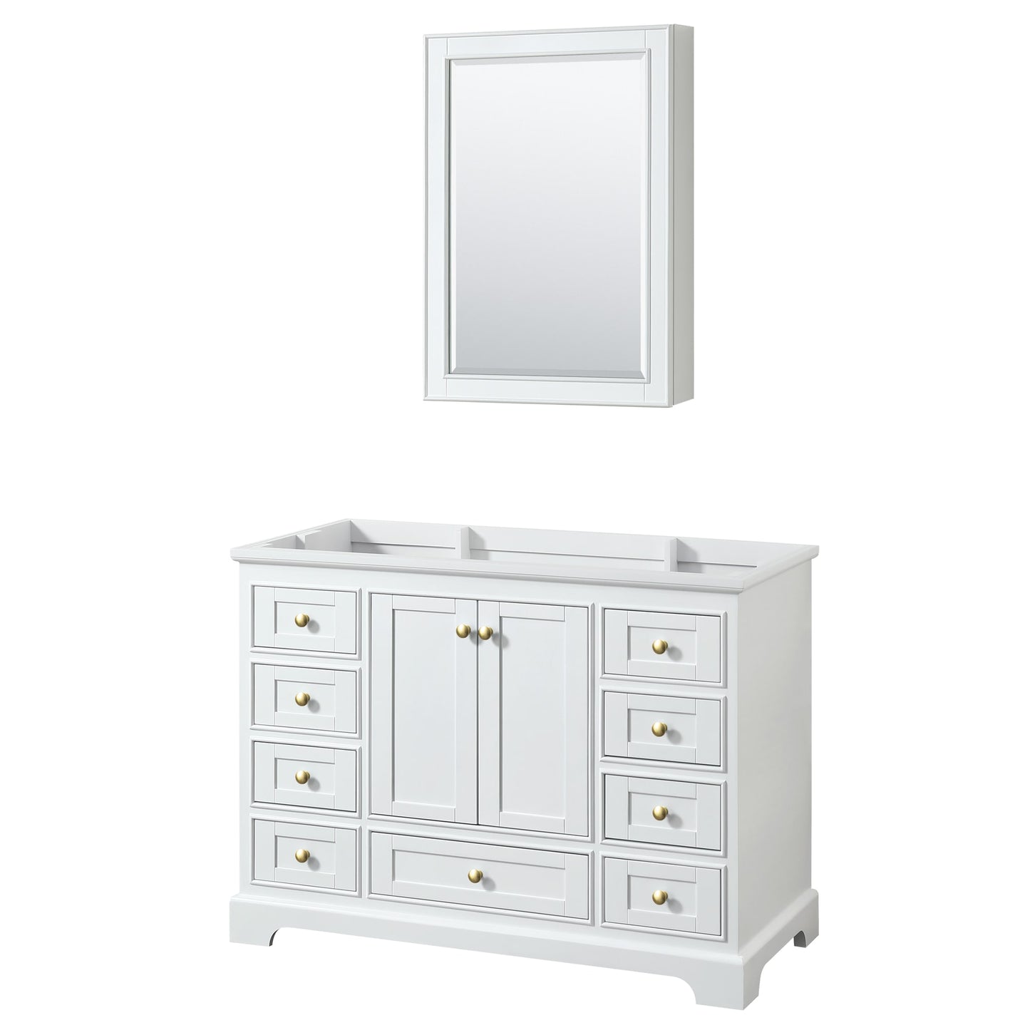 Deborah Single Bathroom Vanity - 47.25W x 34.25H x 21.5D