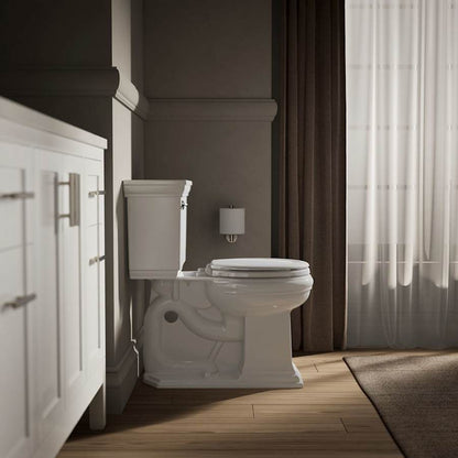 Stonewood Round Closed-Front Toilet Seat with Soft Close