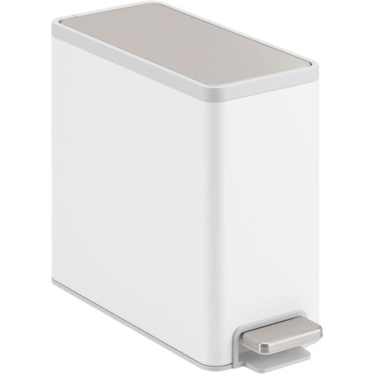 9.5 Liter Rectangular Step Trash Can with Liner