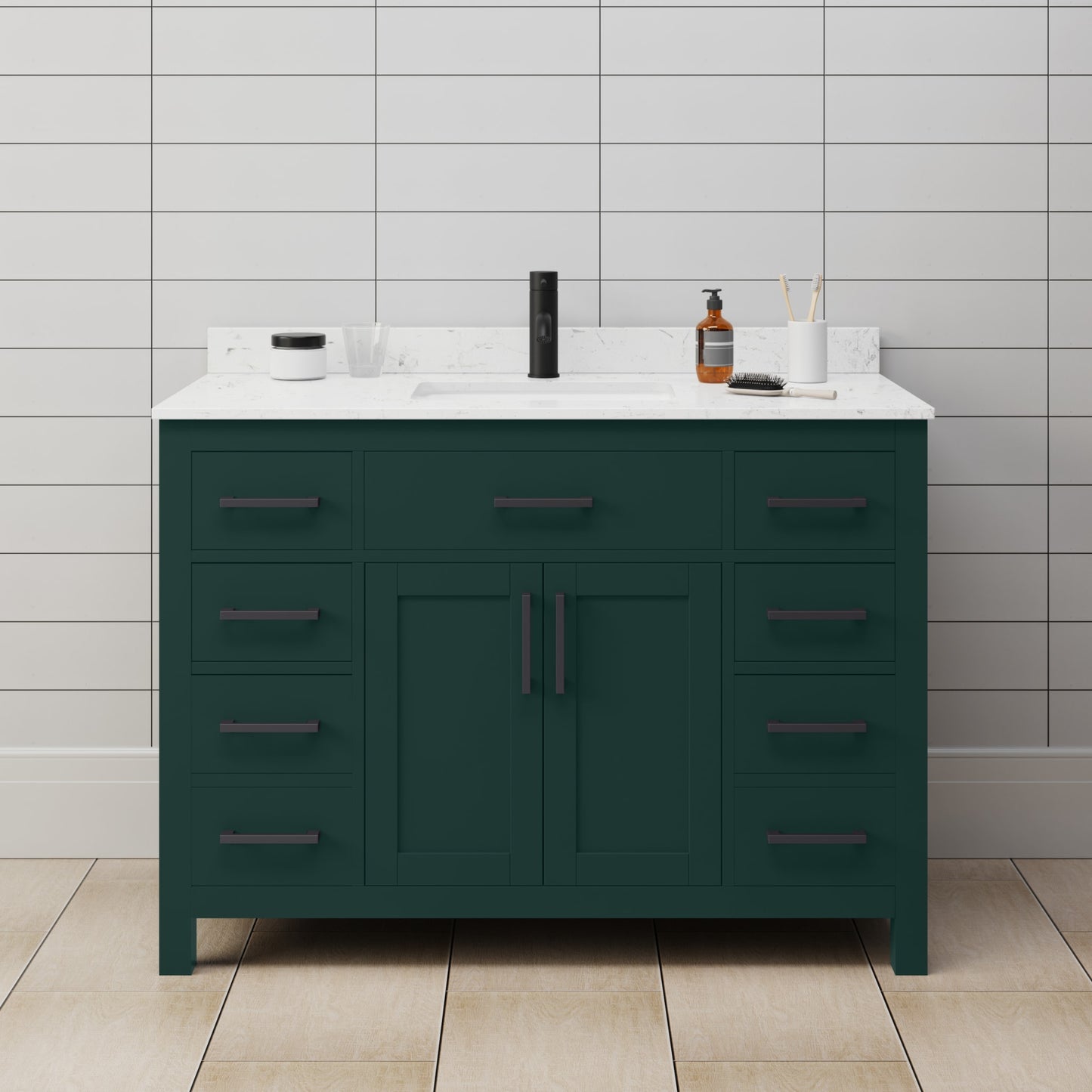 Beckett Single Bathroom Vanity - 48W x 35H x 22D
