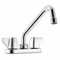 Cornerstone™ Laundry Faucet, Deck Mount, ADA, Wing Handle, Chrome