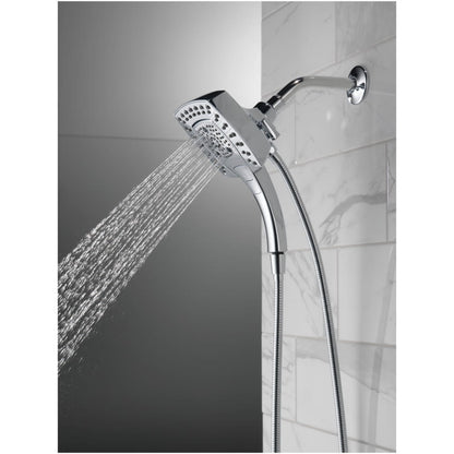 Universal Showering 2.5 GPM Multi Function 2-in1 In2ition Shower Head and Hand Shower with Touch Clean, H2Okinetic and MagnaTite Technology