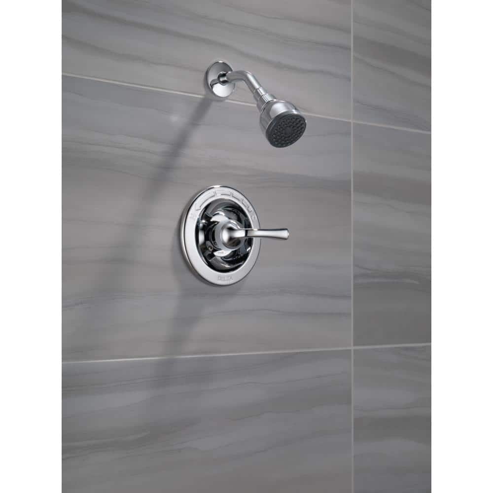 Foundations Single-Handle 1-Spray Shower Faucet in Chrome (Valve Included)
