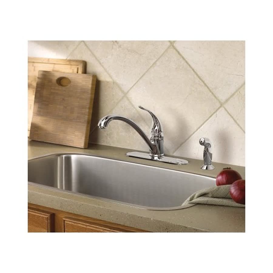 Torrance™ Kitchen Faucet, Deck Mount, ADA, 1 Lever Handle, 2 or 4-Hole, Polished Chrome