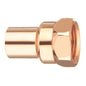 Female Adapter, 1/2 x 1/4 in, Fitting x FNPT, Wrot Copper