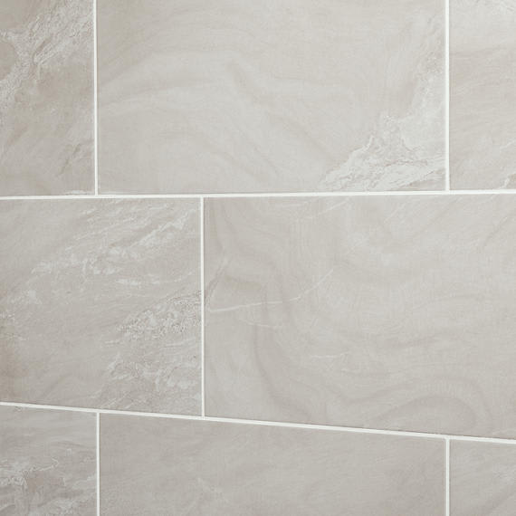 Platinum Mist Rectangle 12X24 Glossy