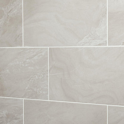 Platinum Mist Rectangle 12X24 Glossy