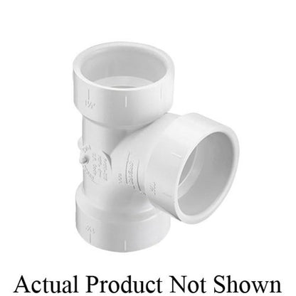 Sanitary Tee, 10 in, Hub, DWV, PVC