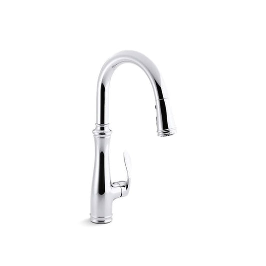 Bellera® Kitchen Faucet, Deck Mount, ADA, 1 Lever Handle, 1 or 3-Hole, Polished Chrome