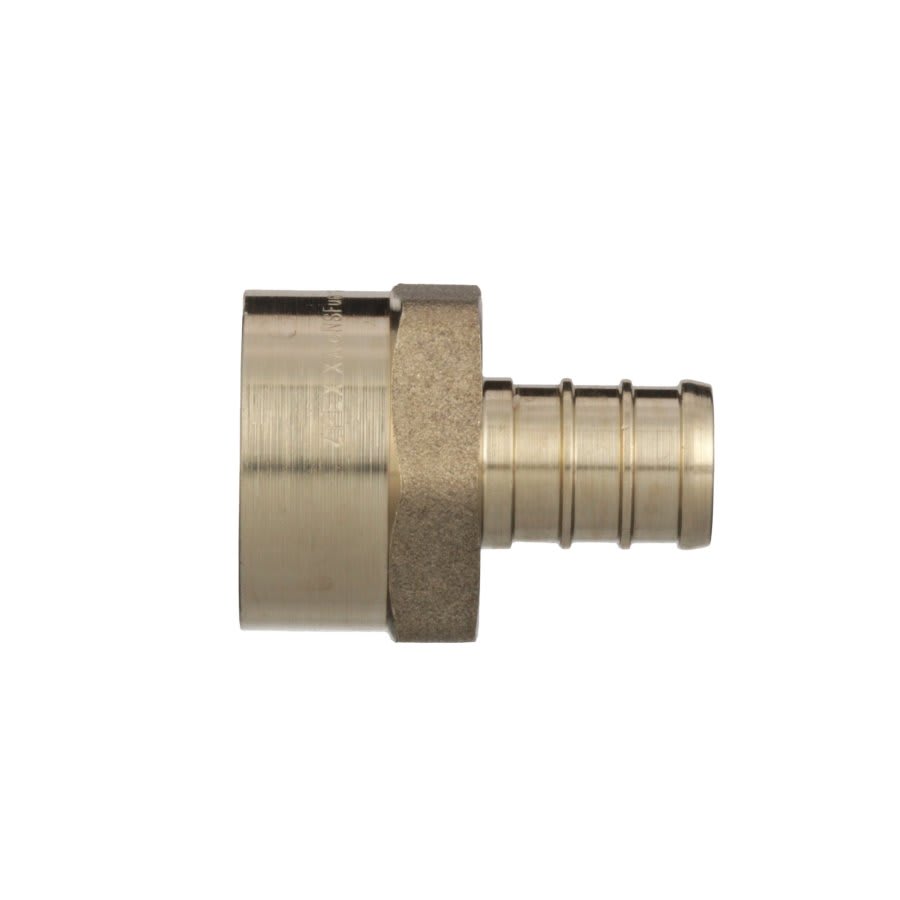 Female Adapter, 1/2 in, Crimp PEX x FNPT, Brass