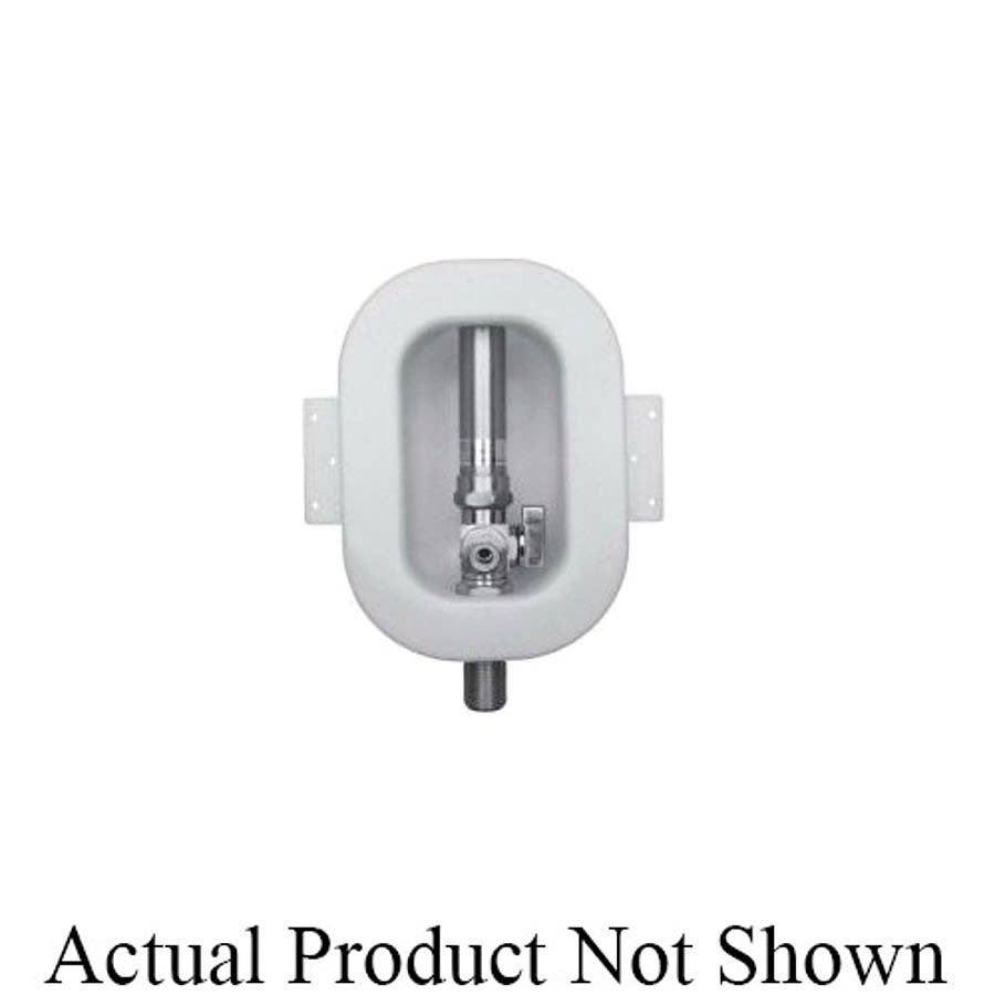 Assembled Mini Ice Maker Box With Water Hammer Arrestor and WIRSBO ProPEX® Valves, 1/2 x 1/4 in, Uponor x Compression, Plastic, White