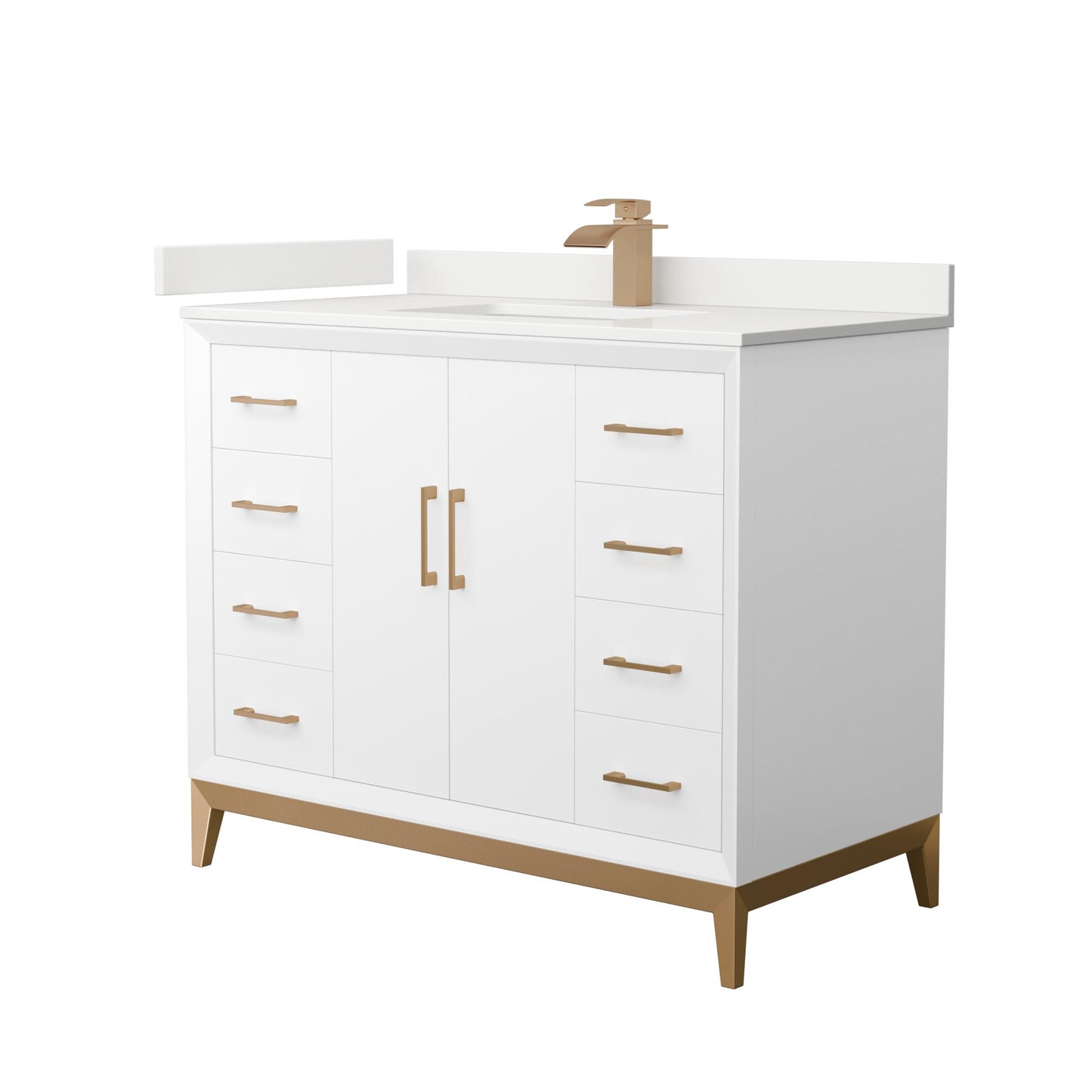 Amici Single Bathroom Vanity - 42W x 35.25H x 22D