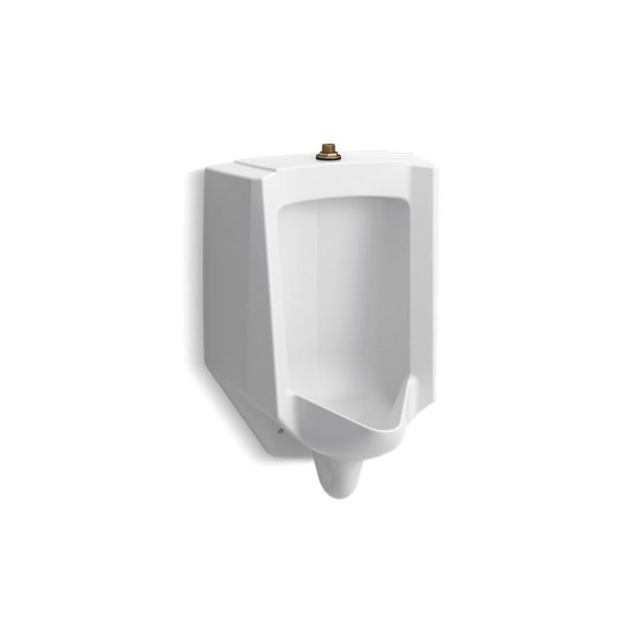 Bardon™ Flat Back Urinal, ADA, Top Spud, 0.125/1 gpf, White