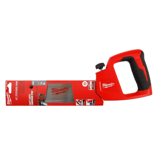 Fast Cut Hand Saw, 12 in L Steel Blade, Rubber Handle