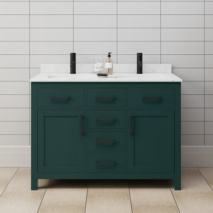 Beckett Double Bathroom Vanity - 48W x 35H x 22D