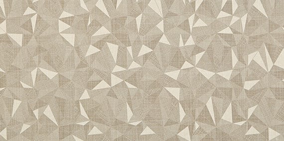 Fabric Art Natural Prism Rectangle, Modern Kaleidoscope 12X24 Matte
