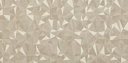 Fabric Art Natural Prism Rectangle, Modern Kaleidoscope 12X24 Matte