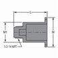 FlameGuard® Plug, 1/2 in, MNPT, CPVC
