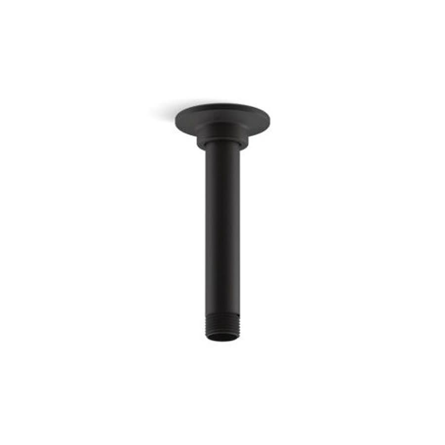 Shower Arm, Ceiling Mount, 6 in L, Matte Black