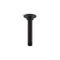 Shower Arm, Ceiling Mount, 6 in L, Matte Black