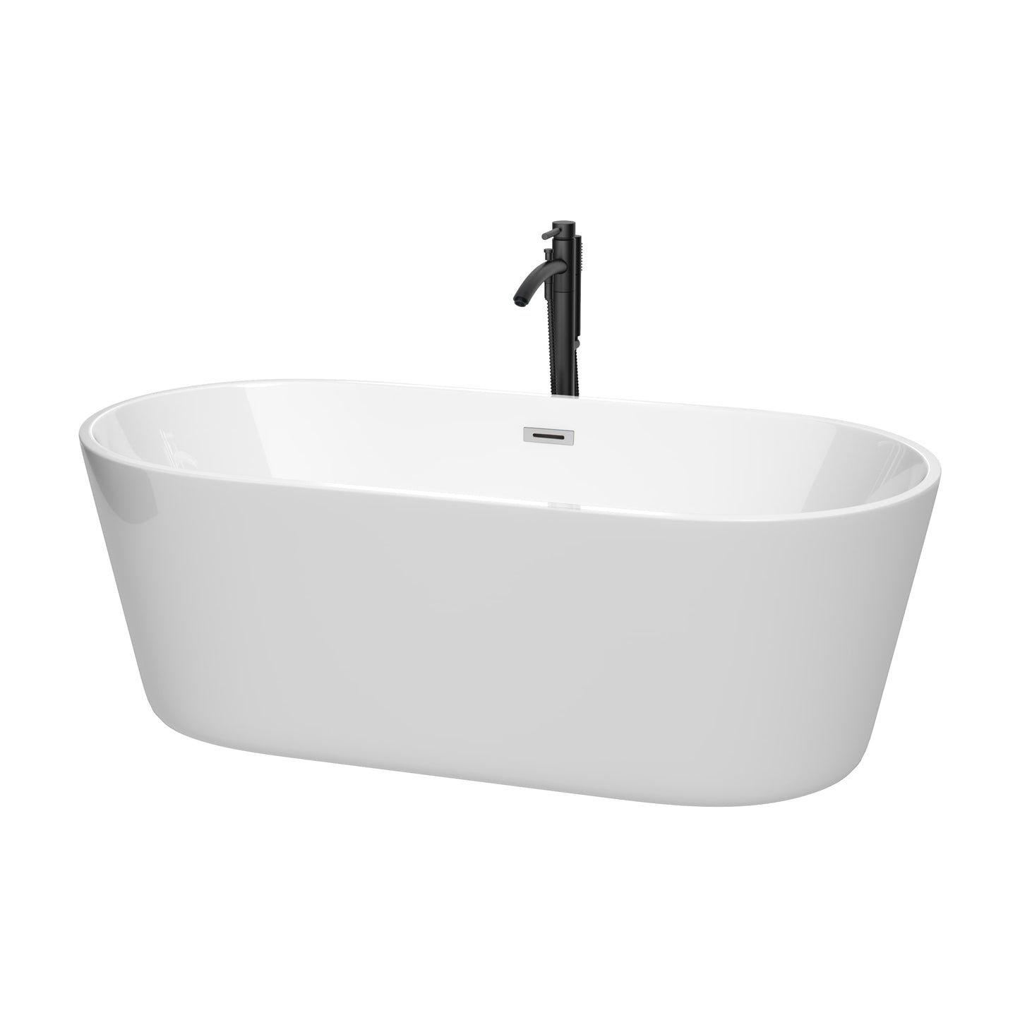 Carissa CD Freestanding Bathtub - 67W x 23H x 31.5D