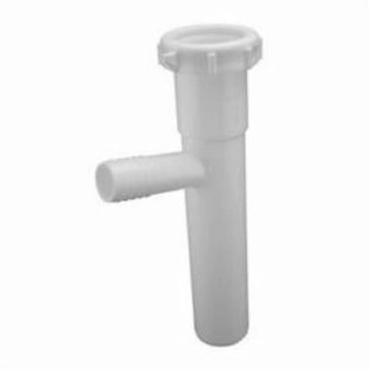 Tubular Branch Tailpiece, 1-1/2 in, Tube x Slip Joint, Black