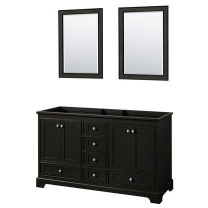 Deborah Double Bathroom Vanity - 59.25W x 34.25H x 21.5D