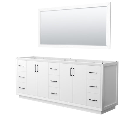 Strada Double Bathroom Vanity - 83.25W x 34.25H x 21.75D