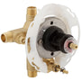 1/2" Pressure-Balancing Valve with Push-Button Diverter and Screwdriver Stops