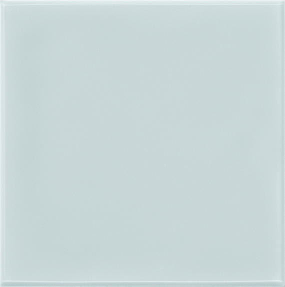 RetroSpace Remix Sky Blue Square, Undulated 6X6 Glossy