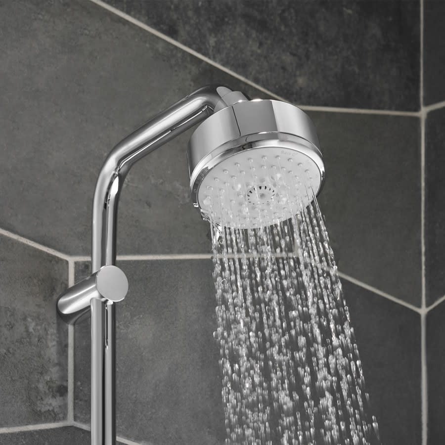 Tempesta® Multi Function Shower Head, 3-15/16 in Dia, 1.75 gpm, Chrome