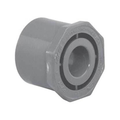Bushing, 4 x 2-1/2 in, Spigot x Socket, SCH 80/XH, PVC