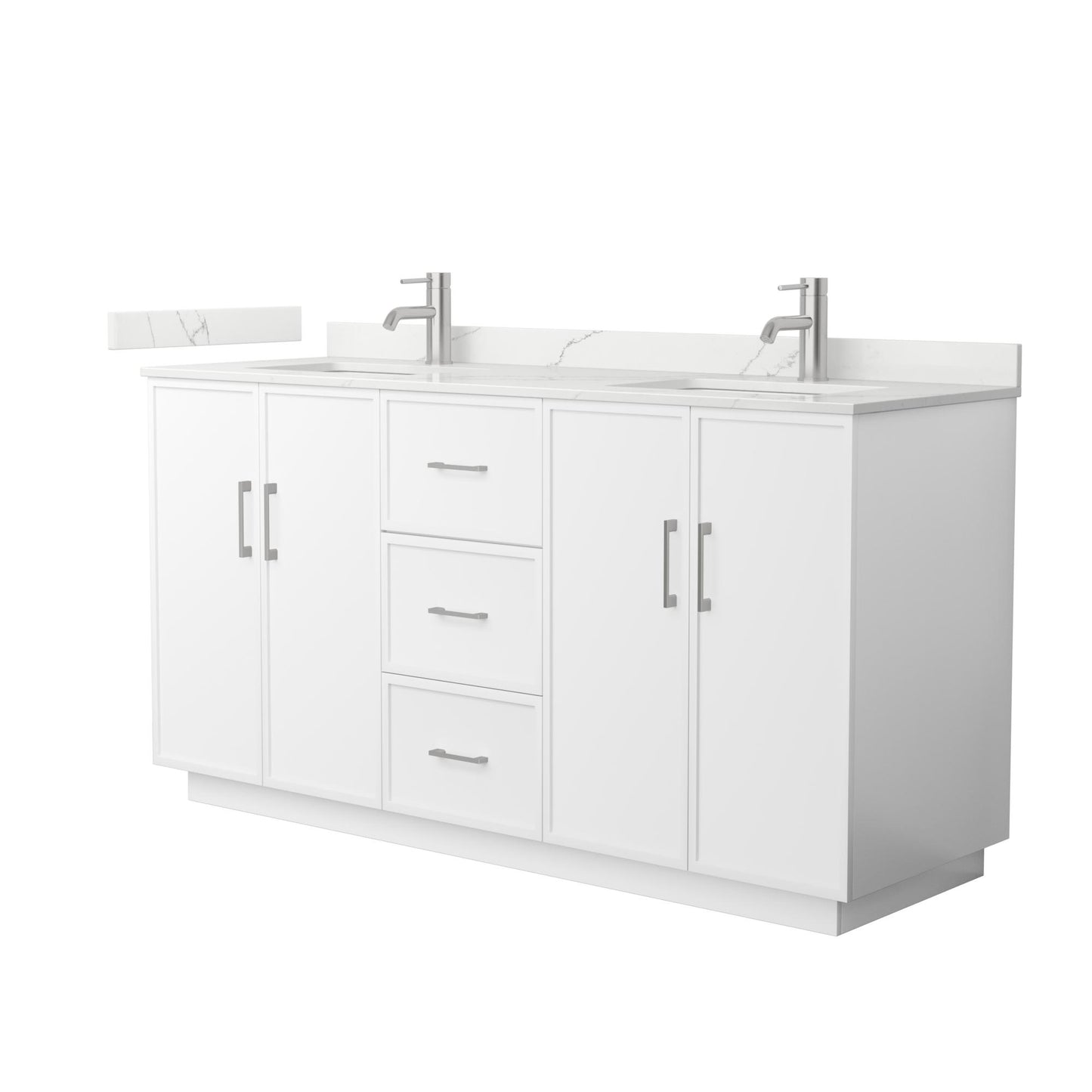 Elan Double Bathroom Vanity with Toe Kick - 66W x 35H x 22D