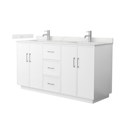 Elan Double Bathroom Vanity with Toe Kick - 66W x 35H x 22D