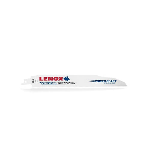 Demolition Reciprocating Saw Blade, 9 in L, 10 tpi, 0.062 in THK, 2-Pack