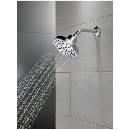 Universal Showering Components 1.75 GPM Multi Function Shower Head with H2Okinetic Technology