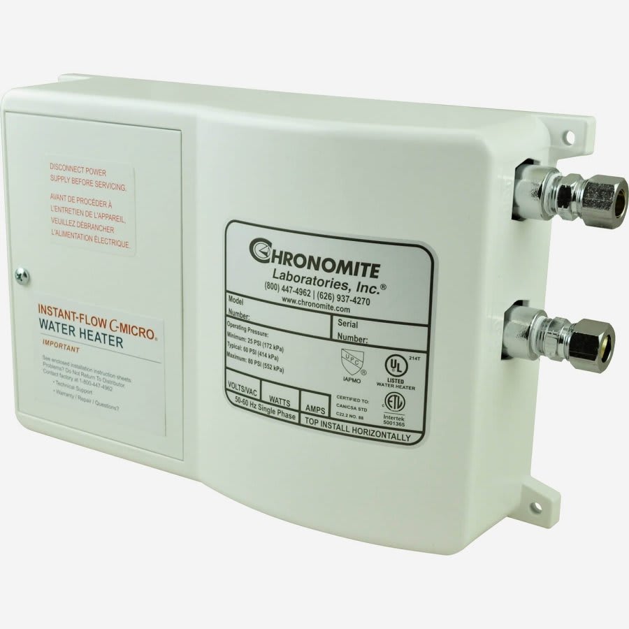 4.16 kW, 208 VAC, 20 A, Micro Cm Low Flow Electric Water Heater