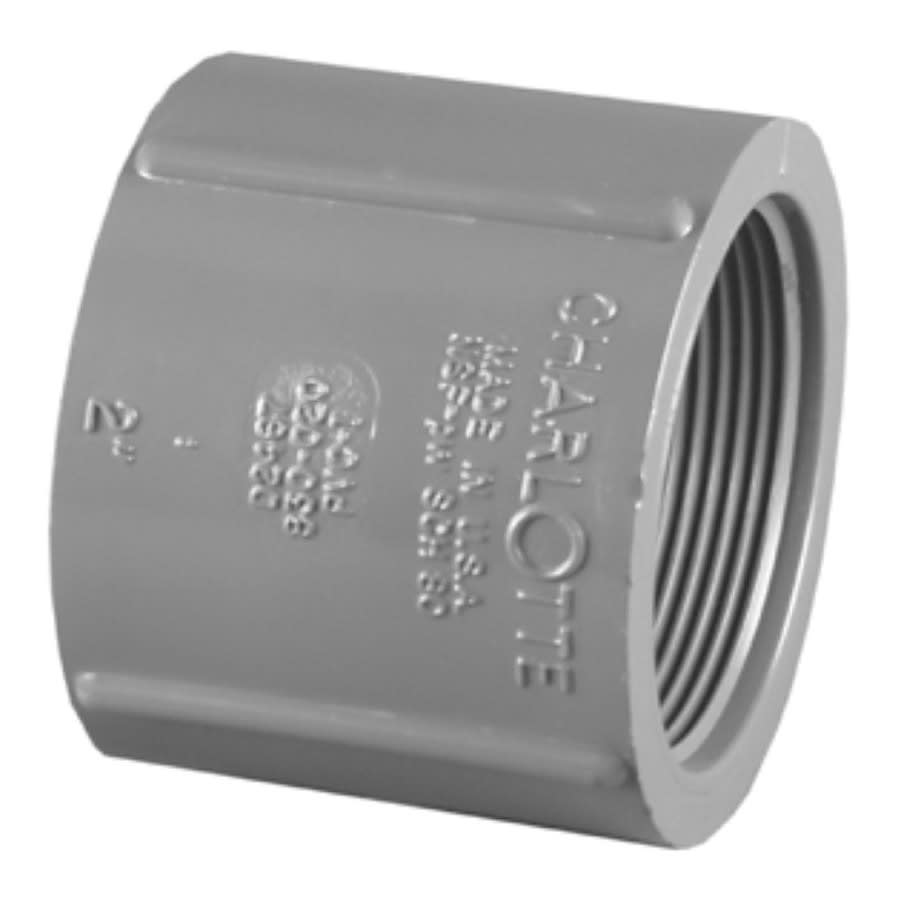 Coupling, 1 in, FNPT, SCH 80/XH, PVC