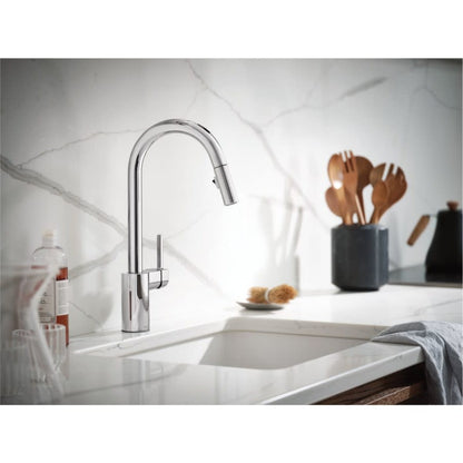 Align Smart Faucet 1.5 GPM Single Hole Pull Down Kitchen Faucet with Voice Control