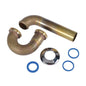 Tubular P-Trap, 1-1/2 in, 17 ga, Rough Brass