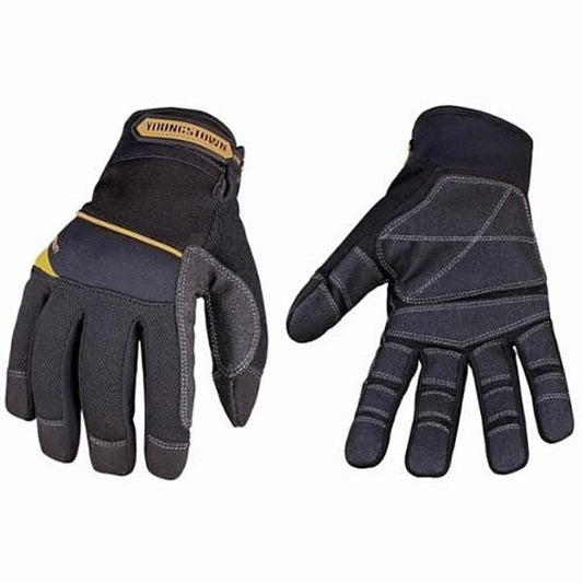 Utility Plus General Purpose Gloves, Protective, L, Synthetic Leather Palm