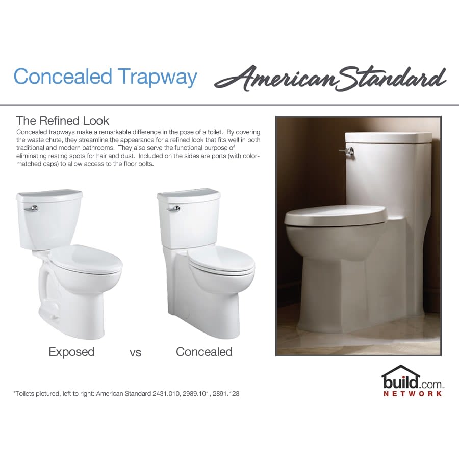 Boulevard Elongated Luxury One-Piece DUAL FLUSH Toilet with Concealed Trapway, EverClean Surface, PowerWash Rim and Right Height Bowl - Includes Slow-Close Seat