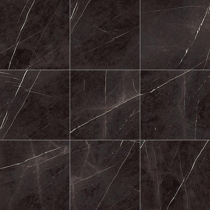 Marble Attache Nero Rectangle 6X24 Matte